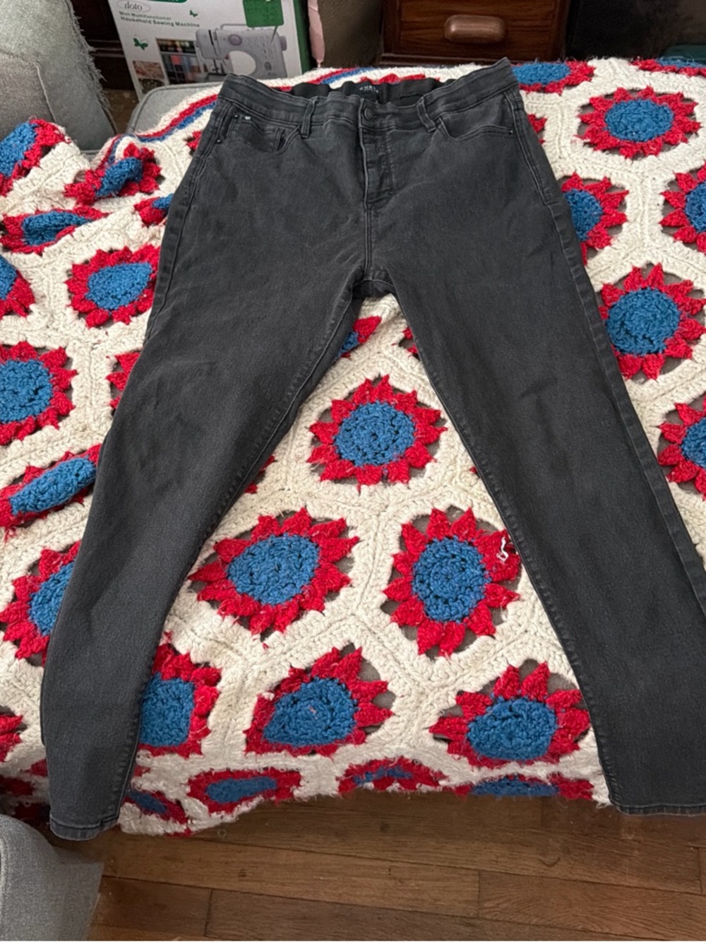 Curve Appeal Black Waistband pants